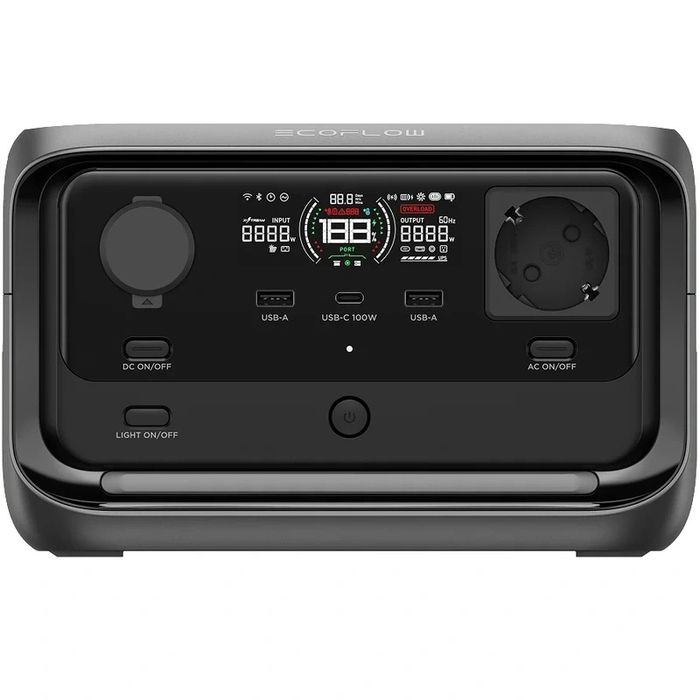 Зарядна станція EcoFlow RIVER 3 Plus, 600 Вт, 286 Вт*год (електростанц