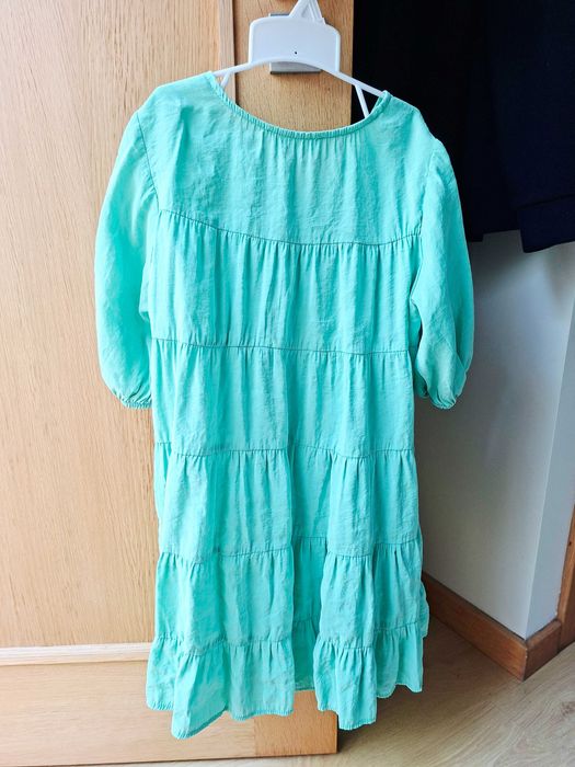 Lindo vestido verde Zara para menina