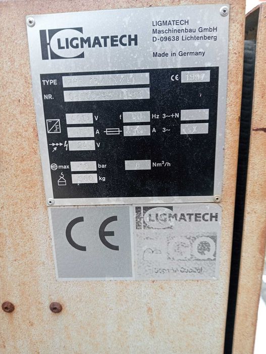 LIGMATECH ZHR 15 podajnik obrotnica okleiniarka