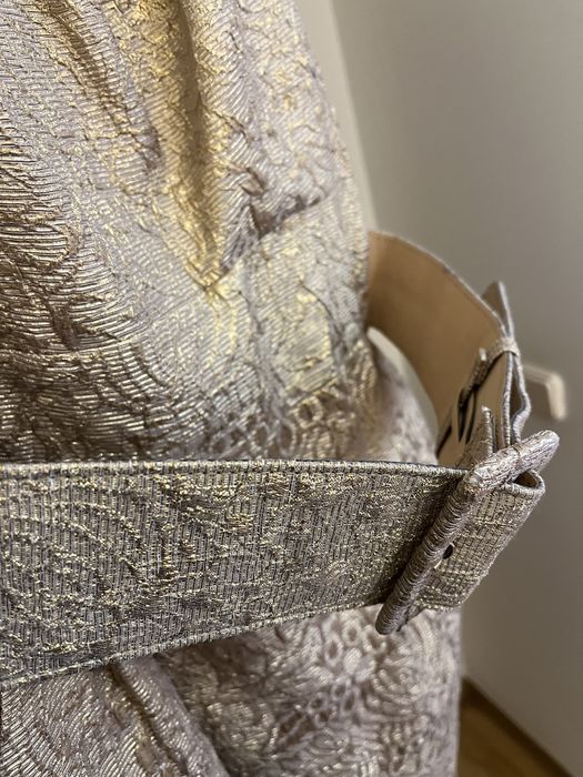 Vestido Dourado de Cerimónia