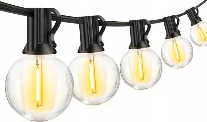 9M Girlanda 15LED Globe G40 – Dekoracja Świąteczna i Ogród Na Zewnątrz
