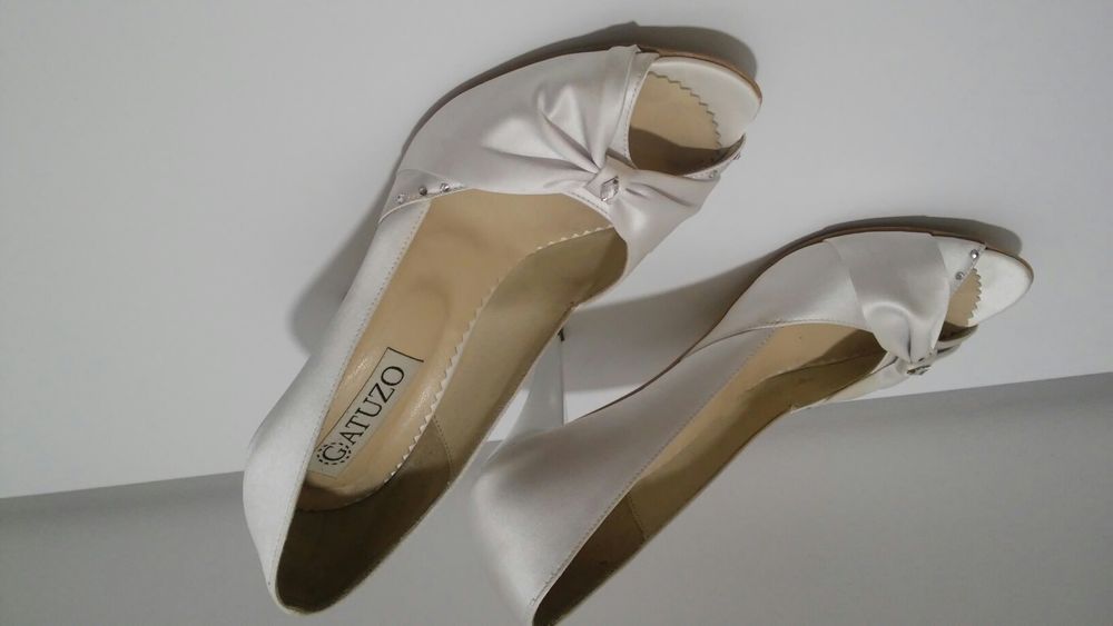Buty ślubne Gatuzo rozm.37 skórzane