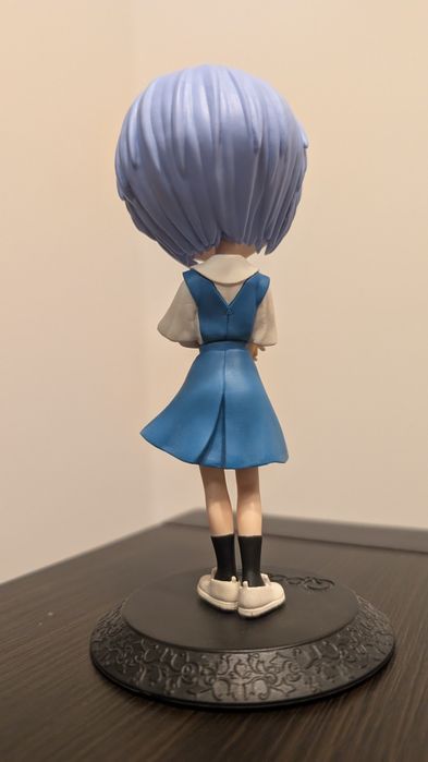 Evangelion Rei Ayanami Q Posket Bandai Spirits figurka School Uniform