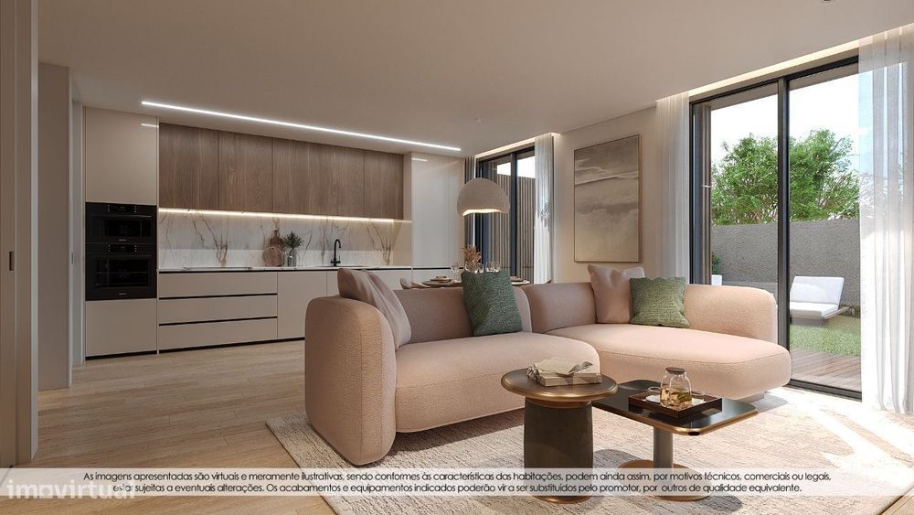 WHITE II Beachfront T2 Duplex, Spacious Layout, Private Garage for 2 Cars