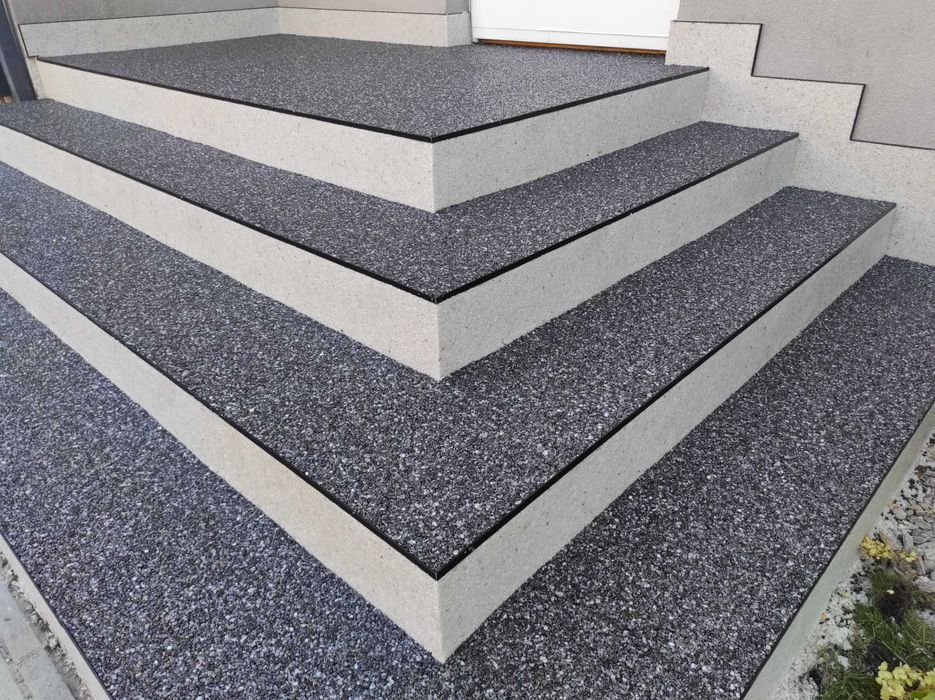 Kamienny dywan Tarasy schody balkony podjazdy