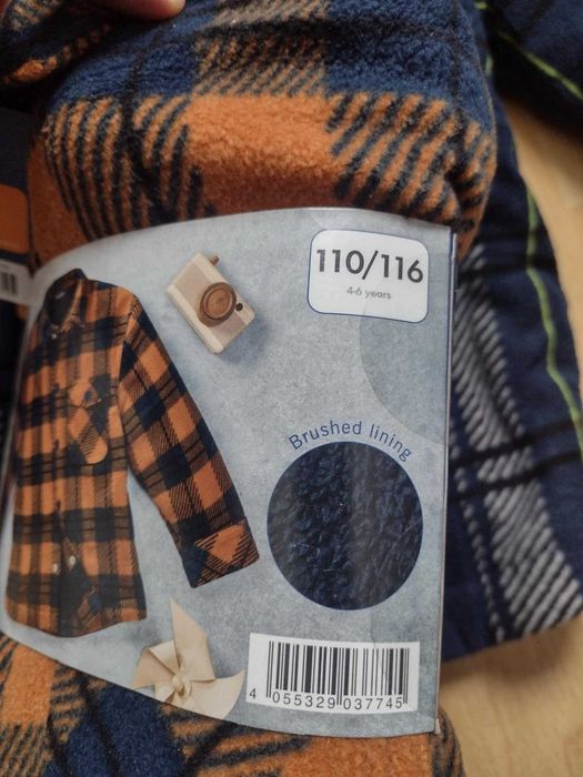 Lupilu Kurtka Koszula overshirt chłopięca w kratkę