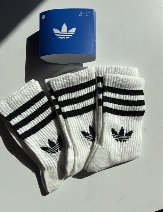 Białe skarpety adidas skarpetki