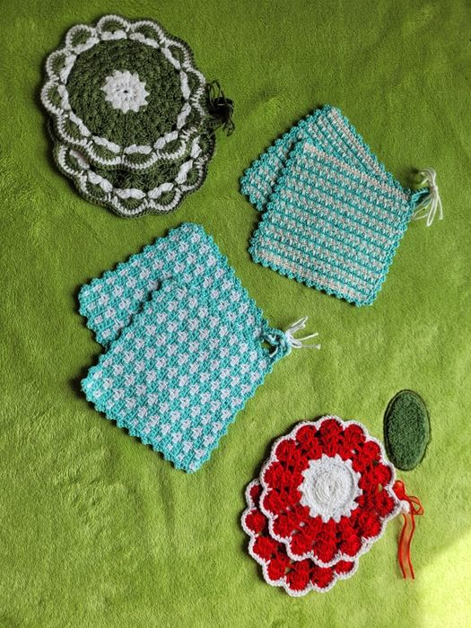 Ściereczki 2szt nowe kuchenne łapki do garnków hand made bawełna