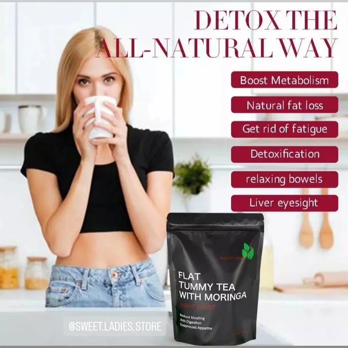 Flat Tummy Tea with Moringa | 28 bags tea