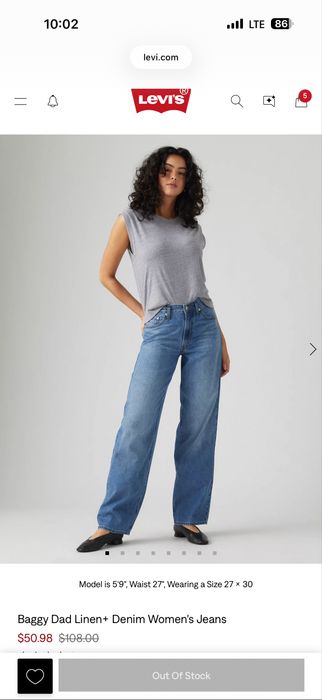 Джинси Levis жіночі