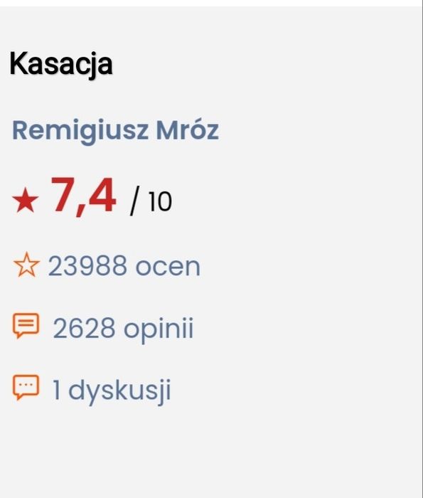 Kasacja Remigiusz Mróz