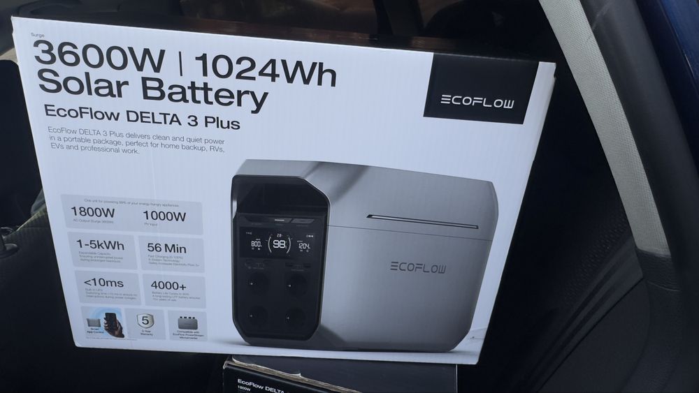 Ecoflow Delta 3 Plus 1024 wh - Європа - в Наявності.