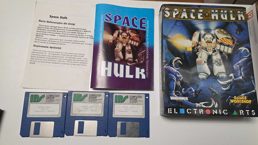 Amiga  Space hulk IPS polskie wydanie big box