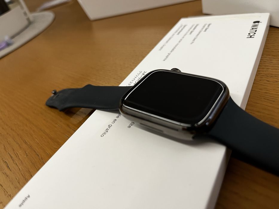 Apple Watch 7 45 Stainless Steel Cellular + bransoleta