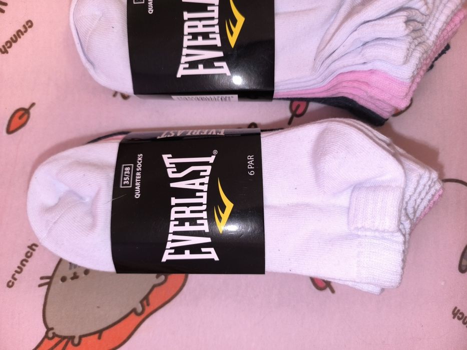 Nowe EVERLAST 12szt skarpetki/stopki