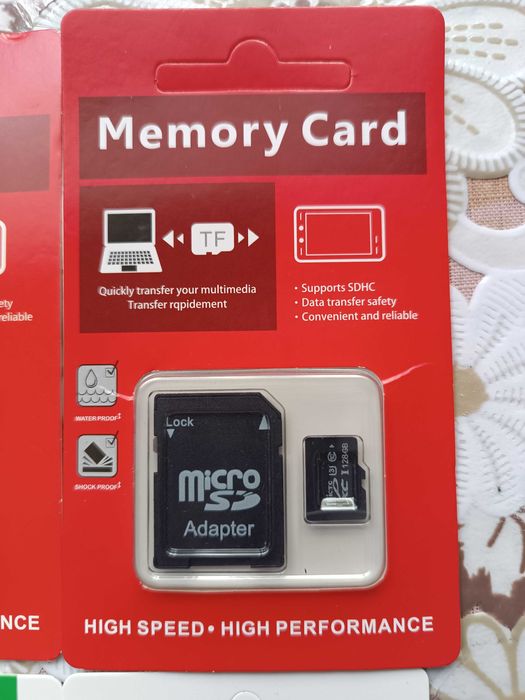 Нова карта пам'яті Alunx microSD 64GB Class 10 SD адаптер