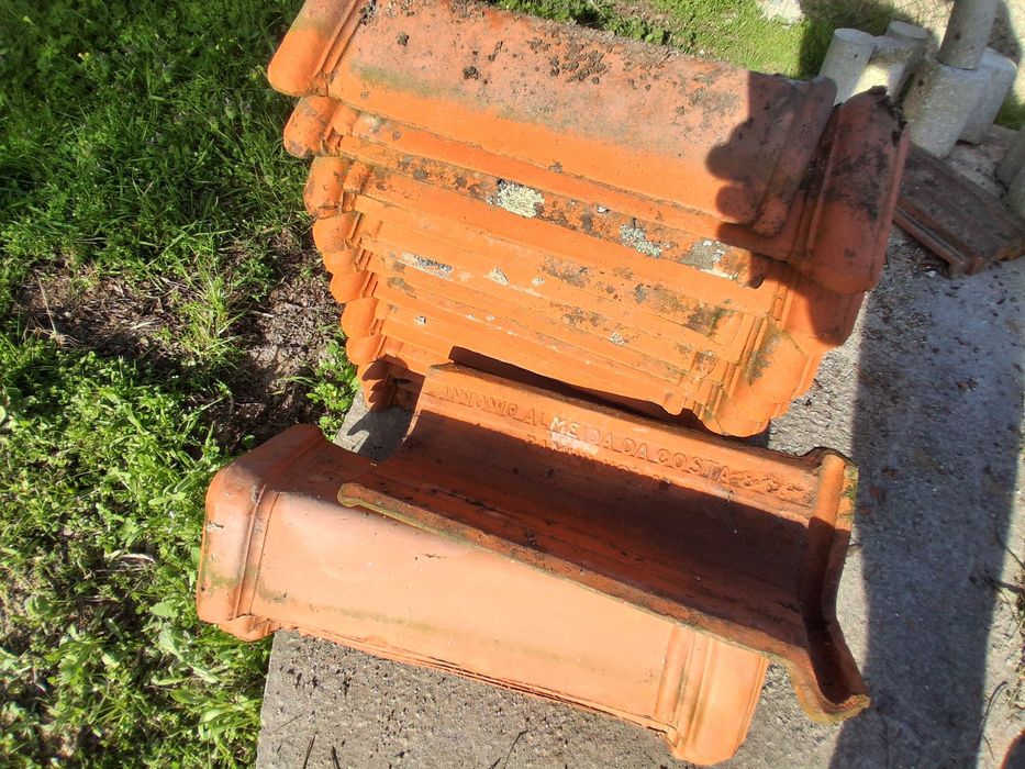 Telhas antigas usados