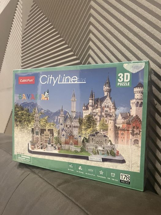 3D-пазл CubicFun City Line Bavaria (MC267h