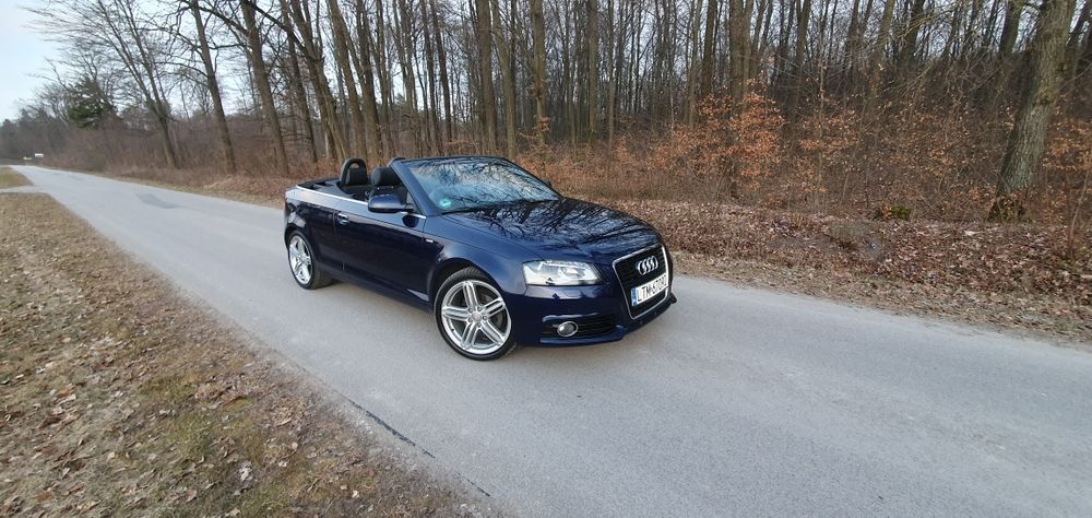 Audi A3**Cabrio**2013r*S-LINE**Led*Manual*Benzyna*150000km*Pdc*Zamiana