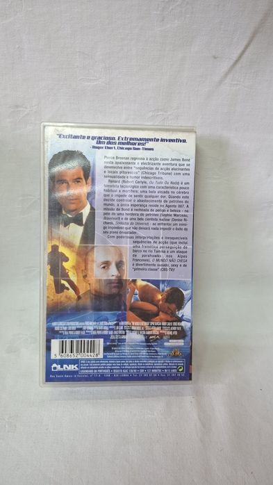 VHS James Bond O Mundo não Chega