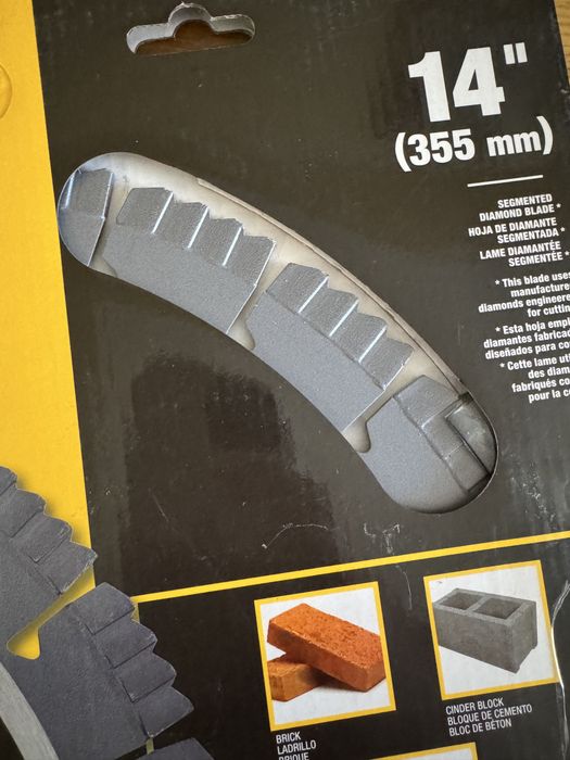 Оригінал! Алмазний диск DEWALT DW47427 для будівництва
