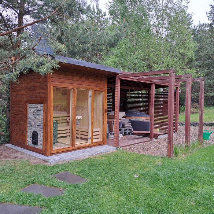 sauna ogrodowa dla 2-4 osób