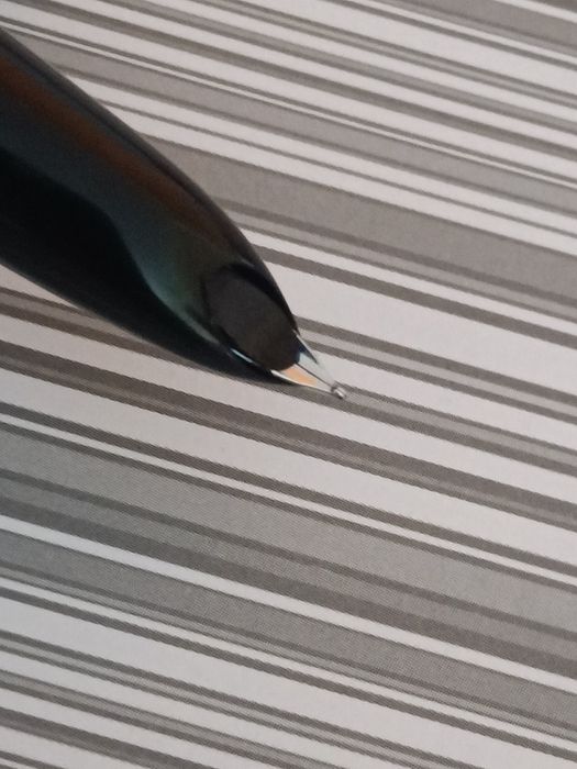 Caneta Parker 21 de aparo, preta e inox