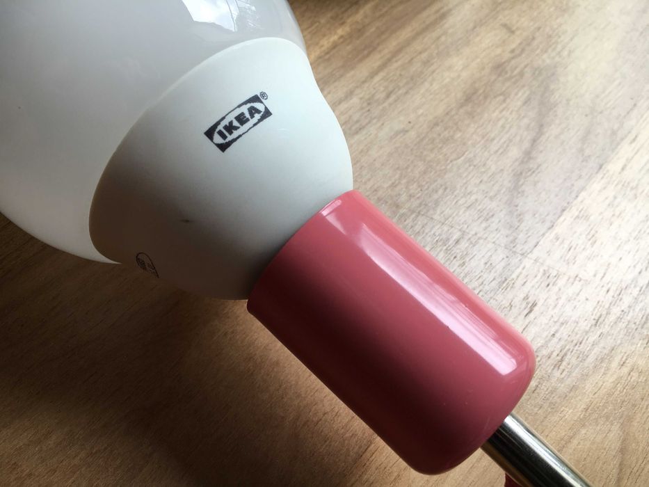 Lampa ścienna / Kinkiet Loft Metal Compact / Różowy kinkiet