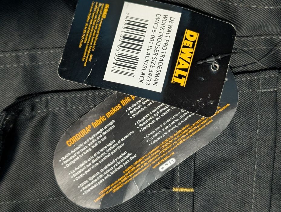 Мужские рабочие брюки DEWALT Cargo PRO Work Trousers
