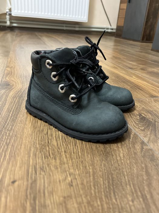 Дитячі шкіряні осінні черевики Timberland розмір 23