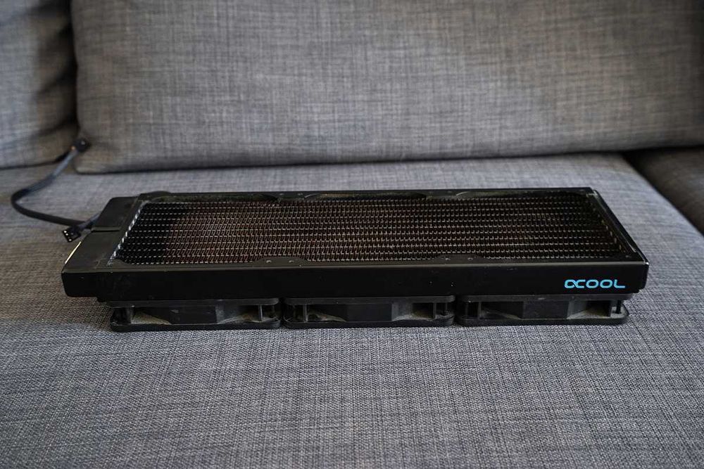 Radiador de cobre Alphacool Eisbaer LT360 360mm + 3 Ventoinhas 120mm