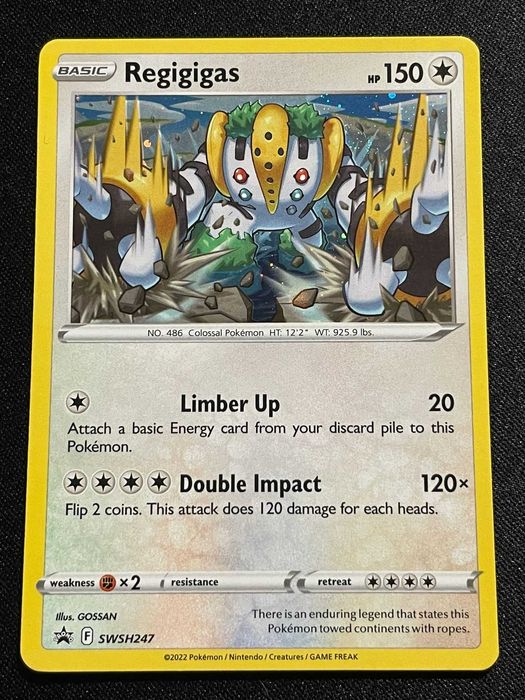 Carta Pokémon Regigigas SWSH247 Promo
