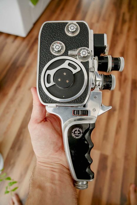 Kamera 8mm Bolex Pallard D-8L 1959 Szwajcaria z futerałem
