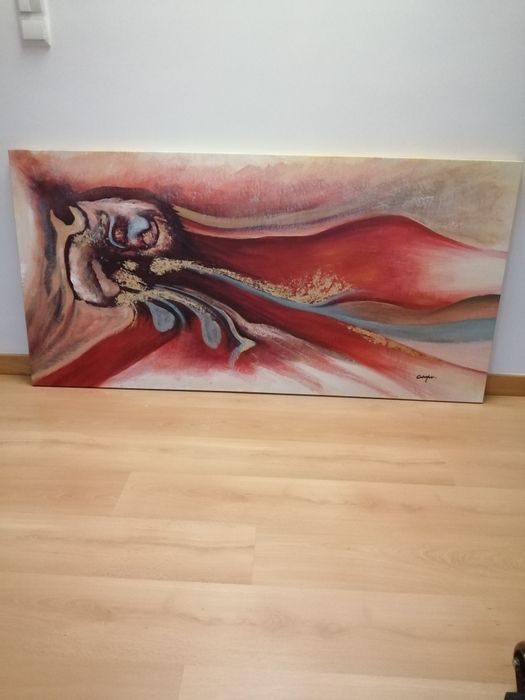 Hand-painted canvas
