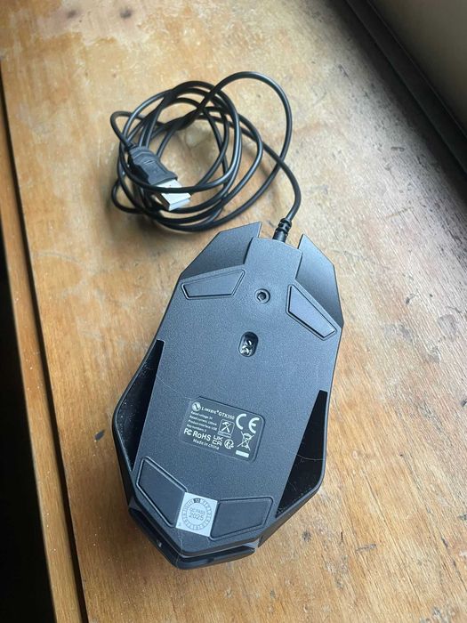 Mouse Gamer TGT GM25 | Rainbow | 2400DPI | 4 Botões | Preto