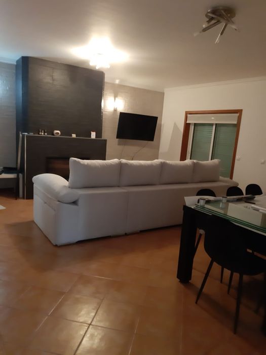 Sofá em L pele anti-gato