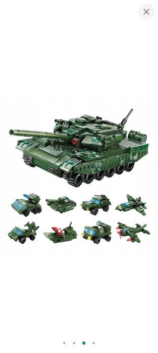 Конструктор лего танк 8 в 1, военная техника