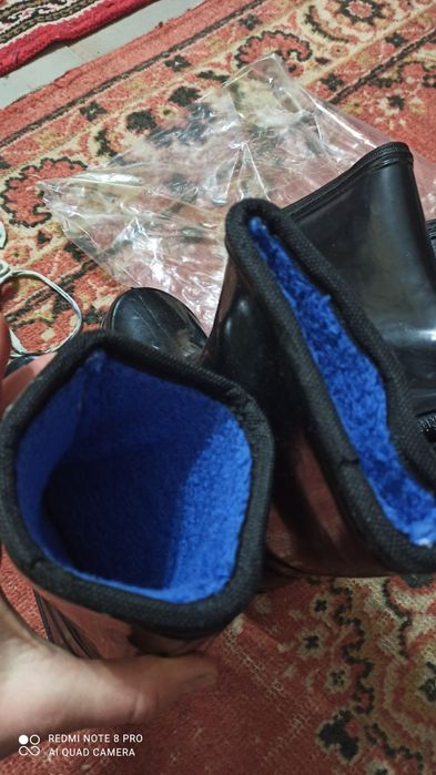 Сапоги резинові утеплені 33-34 р.