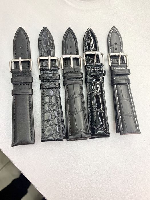 РЕМЕШОК ДЛЯ ЧАСОВ БРАСЛЕТ строго кожа 100% Orient Casio seiko восток