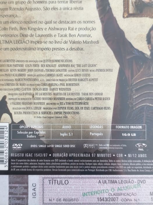DVD A Última Legião