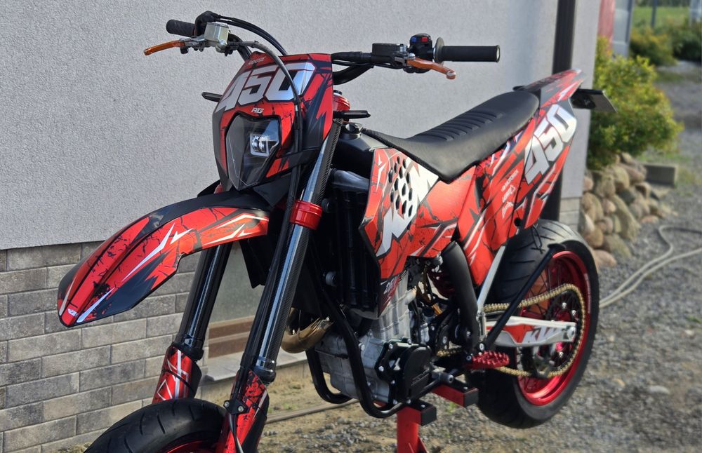 KTM exc 450 po remoncie supermoto sm super moto husqvarna husaberg remont 500