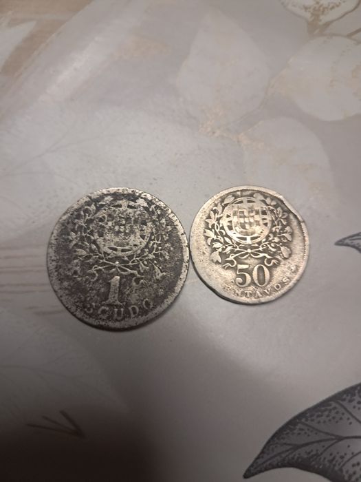 Moedas  antigas usadas
