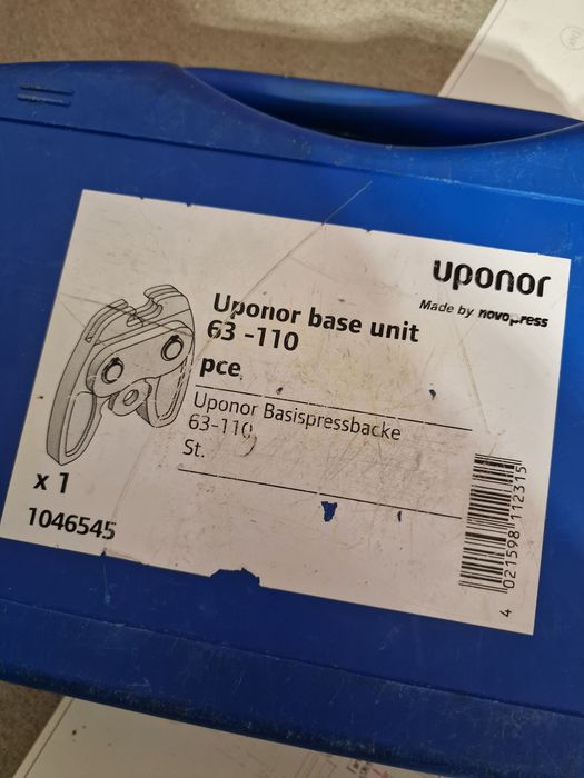 Szczęki U63 + Adapter Uponor Novopress Milwaukee Hilti