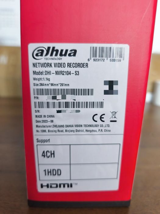 Rejestrator NVR Dahua 2104-s3
