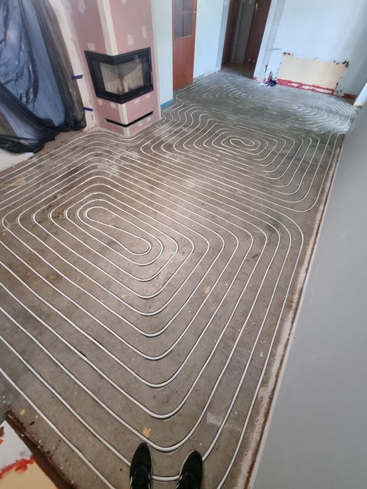 Frezowanie pod ogrzewanie podłogowe