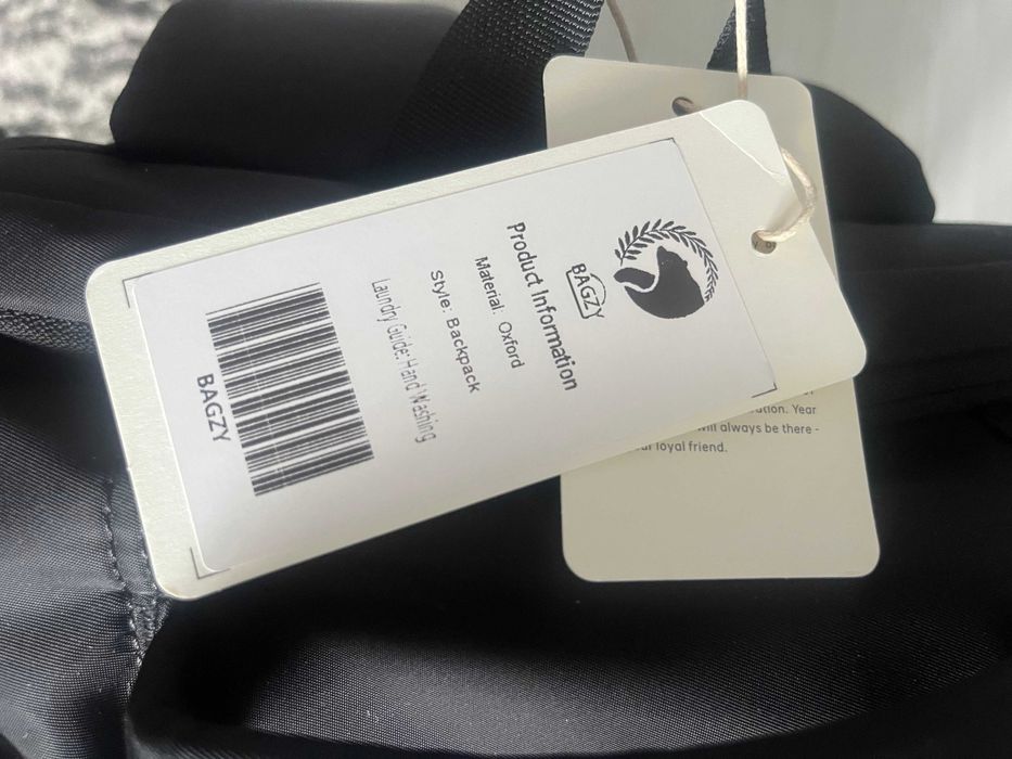 Plecak kabinowy BAGZY - Nowy z metką, wodoodporny Oxford, USB , Ryanair( 40x30x20 )
