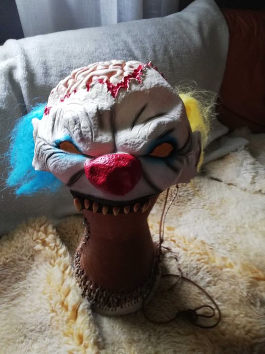 Maska, przebranie, straszny klaun