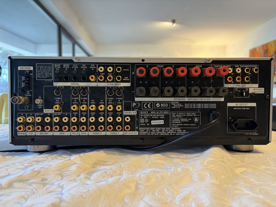 Amplificador Sony STR-DB930-DTS