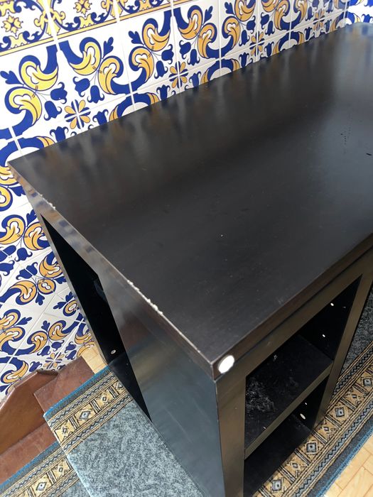 Secretária preta ikea