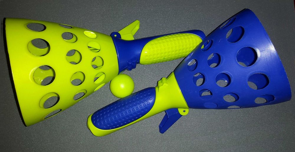 Детские игрушки для активных игр Катапульта Лови-бросай ловушки и мяч